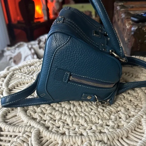 Elegant Teal Satchel Bag - Picture 5 of 13